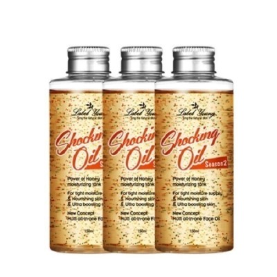 Shocking Oil Vol.2 Moisture Essence + Face Oil / Honey Glow Oil 1+1+1 (3pcs Total)