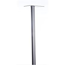 modbox USA Modern Curbside Mailbox Post (Vertical | Silver)
