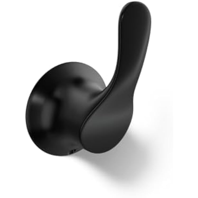 Kohler 27395-BL Simplice Robe Hook, Matte Black