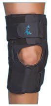 MedSpec GripperTM Hinged Knee with CoolFlex - Black - -Large