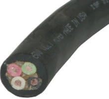 50' 4/4 SOOW Wire Cord Cable Portable Power 4 Gauge 4 Conductor