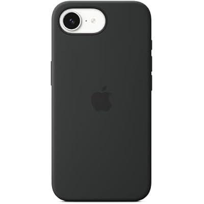 Apple iPhone 16e Silicone Case Black