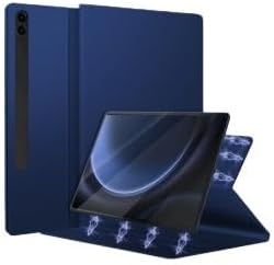 対応 Samsung Galaxy Tab S9 S9FE 11インチ マグネット式スマートタブレットケース スタンド付きペンシルホルダーケース付きDark blue