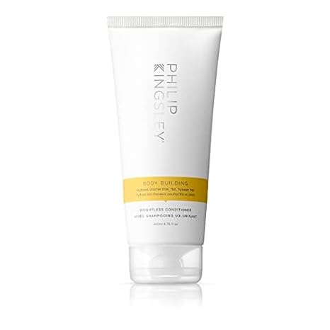 PHILIP KINGSLEY - Body Building Weightless Conditioner - 6.76fl oz | Volumising Conditioner for Fine, Limp, Flat, Flyaway Short Hair - Hydrates, Thickens, Lifts and Adds Volume and Shine