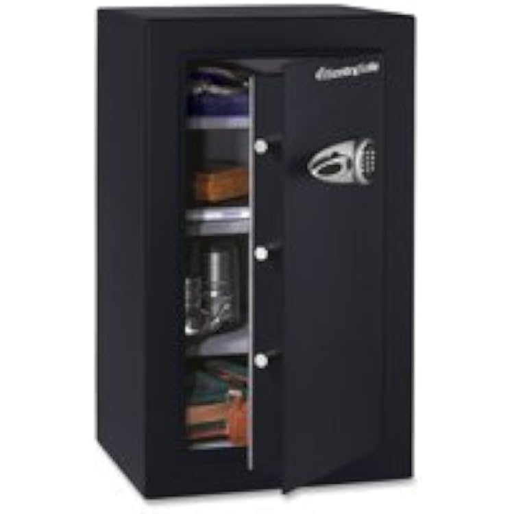Sentry Safe Executive Security Safe - 6.10 ft - Electronic Lock - Pry Resistant - Overall Size 37.7 Height x 21.7 Width x 19.8 Depth - Black - Steel