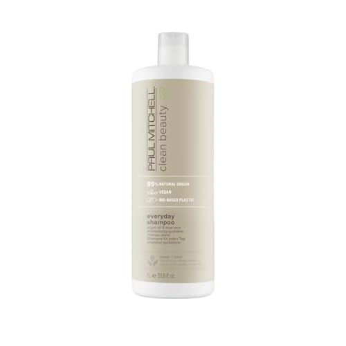 Paul Mitchell Clean Beauty Everyday Shampoo, Boosts Shine, Adds Body, For All Hair Types