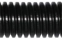 Flexible Polyethylene Wire Loom, 1 1/2 Inch Diameter, 10 Feet, Black