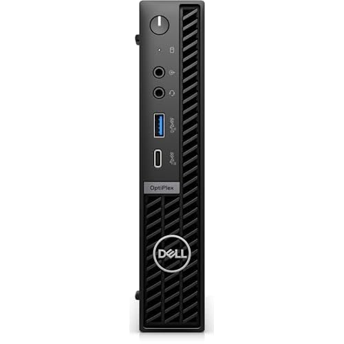 Dell OptiPlex 7010 Micro Plus MFF Desktop PC - 13th Gen Intel Core i7-13700T 16-Core up to 4.9 GHz, 32GB DDR5 RAM, 1TB NVMe SSD, Intel UHD Graphics 770, Wi-Fi 6E  Bluetooth, Windows 11 Pro, Black