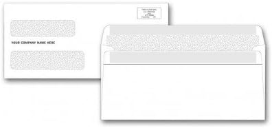 Double Window Confidential Self Seal Envelopes