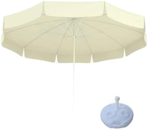 Esk Beach Garden Umbrella 200 Cm Diameter, Thick Fabric, 10 Strands (Bidon included)