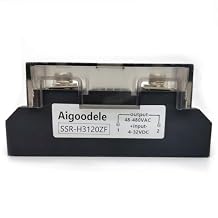 3-32V DC to 24-480V AC SSR-120DA H3120ZF Single Phase Solid State Relay DC to AC Relay