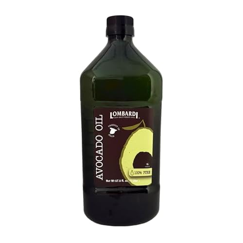 LOMBARDI 100% Pure Avocado Oil for Cooking - 2 L