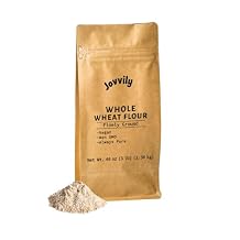 Jovvily Whole Wheat Flour - 3 lb - Always Pure - Vegan - Single Ingredient