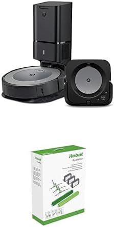 Bundle of iRobot Roomba i3+ EVO (3550) Robot Vacuum and Braava Jet m6 (6113) Robot Mop w/iRobot Authentic Replacement Parts - Replenishment Kit