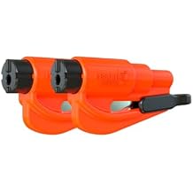 resqme The Original Compact Emergency Keychain Car Escape Tool, Seatbelt Cutter and Window Breaker, Made in USA, Pack of 2