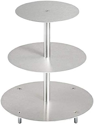 Round Cake Stand Aluminium 3 Levels Wedding Cake Stand Diameter 20 – 25 – 30 cm