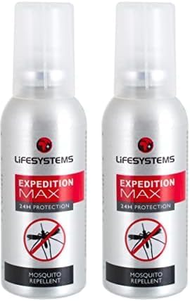 Lifesystems Insect Repellent Expedition Maximum DEET Pump Spray | Repels Mosquitoes, Biting Insects, Ticks | Up to 8hrs Protection, Ideal for Any