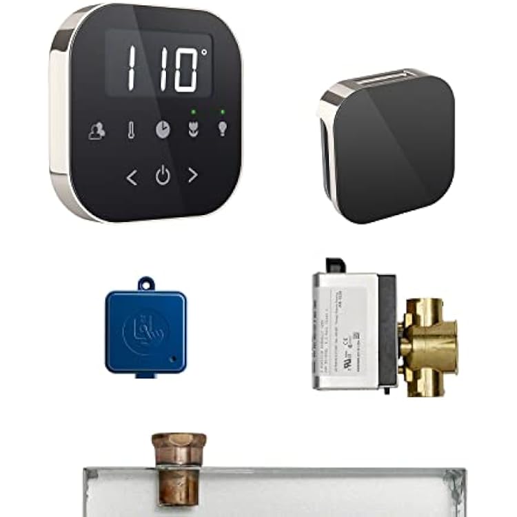 Mr Steam ABUTLER1B-PN AirButler 1 Package, Black Polished Nickel