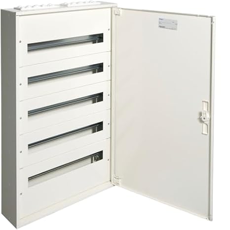 Hager FW524WT Distribution Box Metal Surface Class I 5x12 modules
