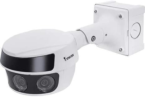 VIVOTEK MS9321-EHV 20MP 180 Panoramic View IR Outdoor Multisensor Network Camera with 4 x 3.8mm Fixed Lenses, RJ45 Connection.