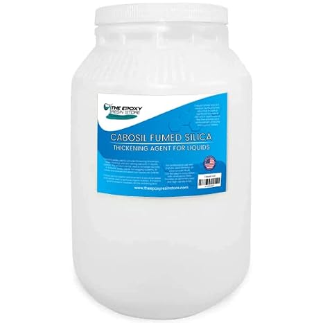 Fumed Silica - 1 Gallon Filler Thickening Powder for epoxy, silicones, Paints, varnishes, and Liquids. Fill Cracks, voids and Create Non-Sagging Properties.