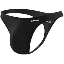 Casey Kevin Men's Thong Underwear for Men Breathable G-String Lightweight T-Back Sexy Bikini