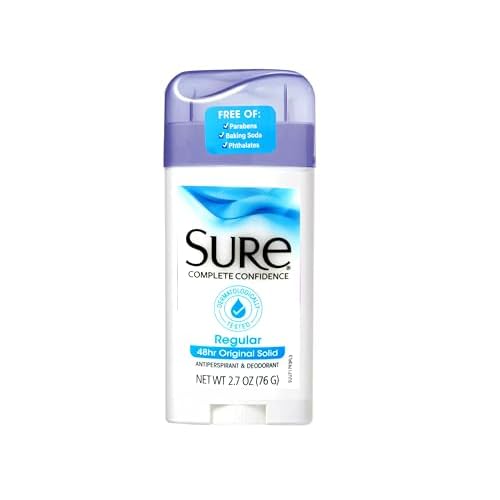 Sure Deodorant Original Solid, Regular - 2.7 oz Pack of 7
