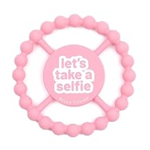 Baby Teether by Bella Tunno, Silicone Teethers for Babies 3-6 Months, 6-12 Months, Baby Toys, Pacifier, Teething Relief, Boys, Girls, Let's Take a Selfie