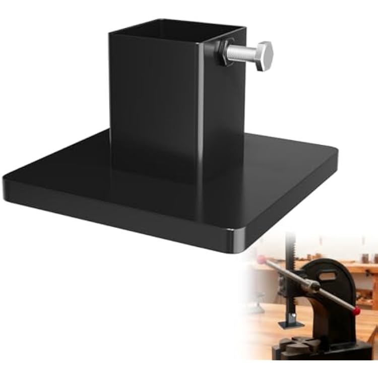 Hand Press Accessory Attachment Foot Compatible with Arbor Press, All-Metal Platen Die Press, Leather Stamping and Die Cutting Machine