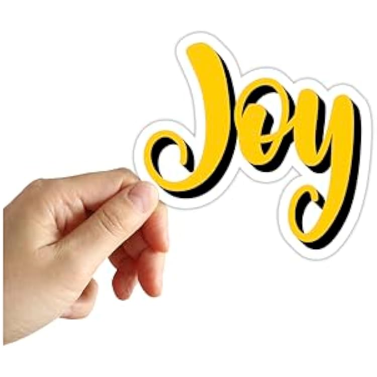 Joy Sticker Laptop Water Bottle Phone Window Notebook Stickers Joyful Happiness Sunshine Stickers
