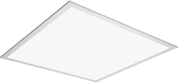 Metalux 2x2 LED Light Fixture 3400 Lumens LED Flat Panel Light 4000K Cool White LED Panel Ceiling Light White