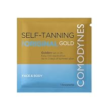 3-8 - Packs COMODYNES Self-Tanning Wipes - Natural Bronzing - All Skin Types - Vegan