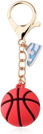Kefley Basketball Soccer Ball Sneakers Keychain Charms for Backpacks Bag Keychain Gifts for Sports Lovers Birthday Gift