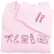 UrbanNEST Custom Sonographer Ultrasound Quarter Zip Sweatshirt, Personalized Sonographer Credential Pullover