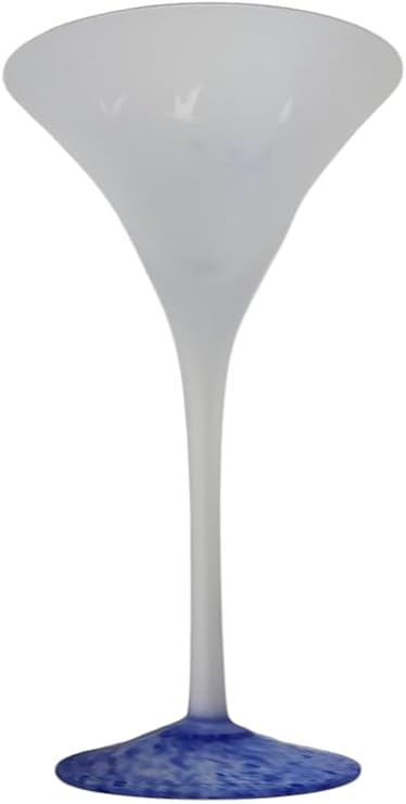 Grey Goose Blue Stemmed Martini Glass