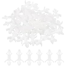 PATIKIL 120PCS PCB Board Isolation Column, Nylon Reverse Locking Circuit Board Clips Standoff Double Head Insulation Bracket Support Height 9.9mm /0.39"