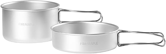 Fire-Maple Frost MINI Ultralight Camping Cookware Set Compact Aluminum Pot