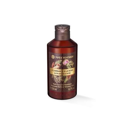 Argan Rose Hammam Bath and Shower Gel by Yves Rocher 200 ml  6.7 fl.oz.