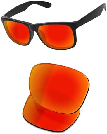 OSharp Replacement Lenses for Ray-Ban Justin RB4165-54mm Sunglasses - HD Polarized, Mirrored, UV Protection & Perfectly Fit