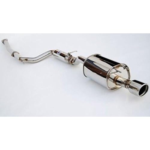 Invidia HS12HC2G3S Q300 Cat-Back Exhaust System with Stainless Steel Rolled Tip for Honda Civic Si Coupe