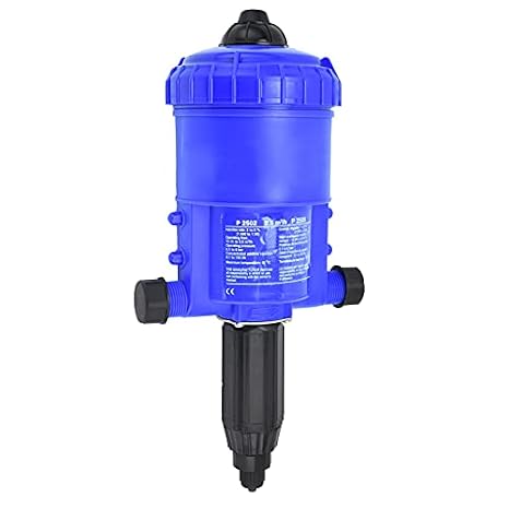 0.2-2% Fertilizer Injector, Water Powered Dosing Pump G3/4 to G1 Male Thread Automatic Chemical Liquid Doser Dispenser for Drip Irrigation Industry Garden Livestock