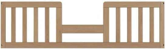 Child Craft Toddler Bed Guard Rail Converts Camden 4-in-1 Convertible Cribs into Toddler Bed, Made of Pinewood, Non-Toxic Finish (Nutmeg)