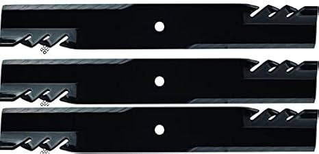 Set of Three (3) 396-803 Gator G6 18-3/4 Blades Compatible Replacement for Exmark or Toro Code 115-2454-03e