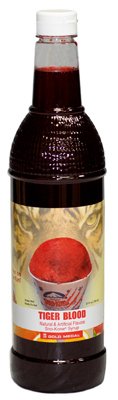 Gold Medal Products 1433 Tiger Blood Flavored Sno-kone Syrup, 25 Oz (Pack of 12)