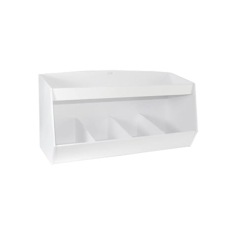 Lab Storage Shelf with 4 Bins