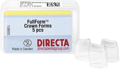 Directa 609624 FullForm Dental Crown Forms P-2 C System 7mm 5/Pk