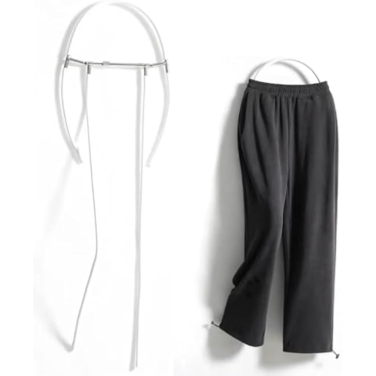 Metal Body Shape Clothing Display Hangers with Adjustable Hip and Legs, Clothes Rack for Retail Boutique, Unisex Mannequin Torso for Photography Show Fashionable Dress Form, A07