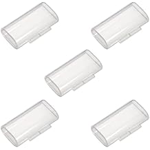 Fielect 2 x AAA Battery Storage Case Holder Organizer Box Transparent 5Pcs
