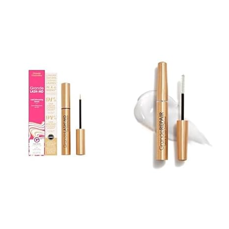Grande Cosmetics GrandeLASH-MD Lash Enhancing Serum - Peptide & Vitamin Infused Formula for Longer, Thicker, Fuller Looking Lashes - Ophthalmologist Tested, Cruelty-Free