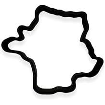 France Cookie Cutter with Easy Push Design (4.5 inches)